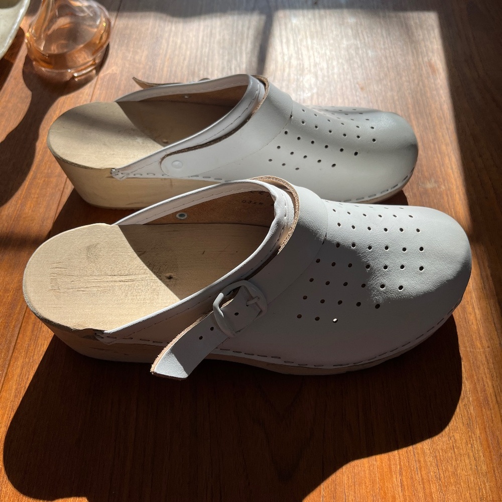 Swedish wooden clogs